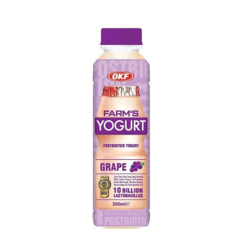 Ундаа OKF Farms yogurt grape 500мл Бишрэлт