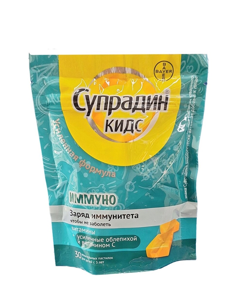 Супрадин кидс иммуно №30 зажилдаг шахмал Bayer Consumer